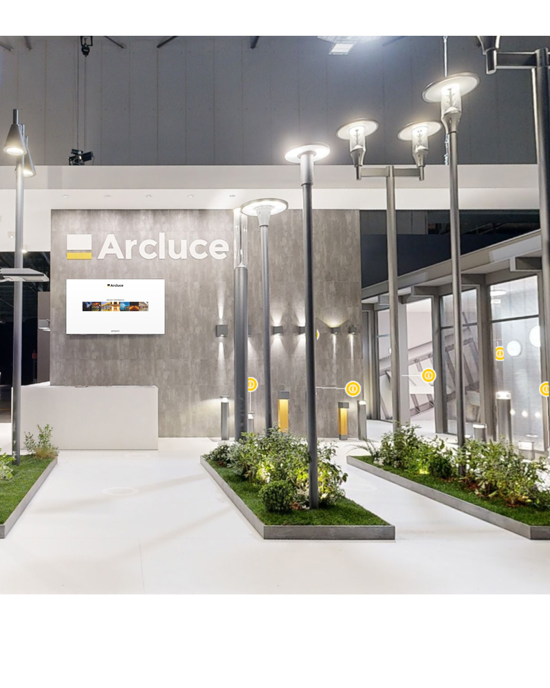 Rivivi la visita come se fossi allo stand Arcluce all'ultima edizione di Euroluce 2025 - Salone del Mobile.